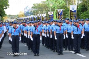 Acto oficial del 46 aniversario de fundación del Ministerio del Interior de la República de Nicaragua