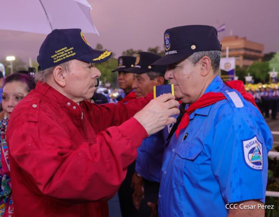 Acto oficial del 46 aniversario de fundación del Ministerio del Interior de la República de Nicaragua