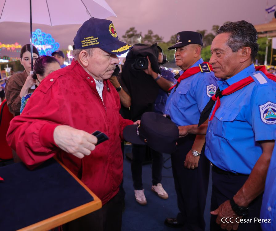 Acto oficial del 46 aniversario de fundación del Ministerio del Interior de la República de Nicaragua