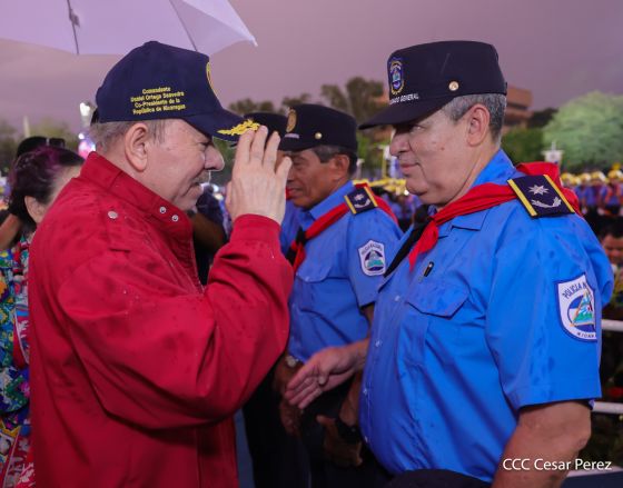 Acto oficial del 46 aniversario de fundación del Ministerio del Interior de la República de Nicaragua