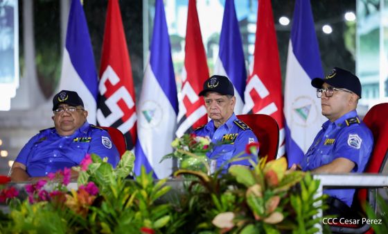 Acto oficial del 46 aniversario de fundación del Ministerio del Interior de la República de Nicaragua