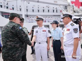 Nicaragua celebra acto oficial de recibimiento del Buque Hospital Arca de la Ruta de la Seda