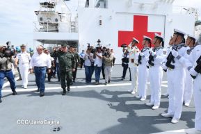 Nicaragua celebra acto oficial de recibimiento del Buque Hospital Arca de la Ruta de la Seda