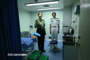 Nicaragua celebra acto oficial de recibimiento del Buque Hospital Arca de la Ruta de la Seda