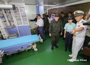 Nicaragua celebra acto oficial de recibimiento del Buque Hospital Arca de la Ruta de la Seda