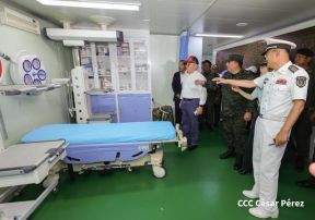 Nicaragua celebra acto oficial de recibimiento del Buque Hospital Arca de la Ruta de la Seda