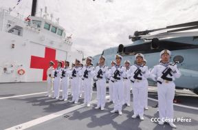 Nicaragua celebra acto oficial de recibimiento del Buque Hospital Arca de la Ruta de la Seda