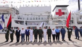 Nicaragua celebra acto oficial de recibimiento del Buque Hospital Arca de la Ruta de la Seda