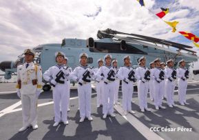 Nicaragua celebra acto oficial de recibimiento del Buque Hospital Arca de la Ruta de la Seda