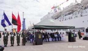 Nicaragua celebra acto oficial de recibimiento del Buque Hospital Arca de la Ruta de la Seda
