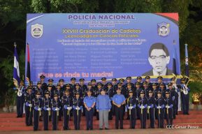 XXVIII Graduación de Cadetes de la Universidad de Ciencias Policiales “Leonel Rugama” de la Policía Nacional