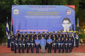 XXVIII Graduación de Cadetes de la Universidad de Ciencias Policiales “Leonel Rugama” de la Policía Nacional