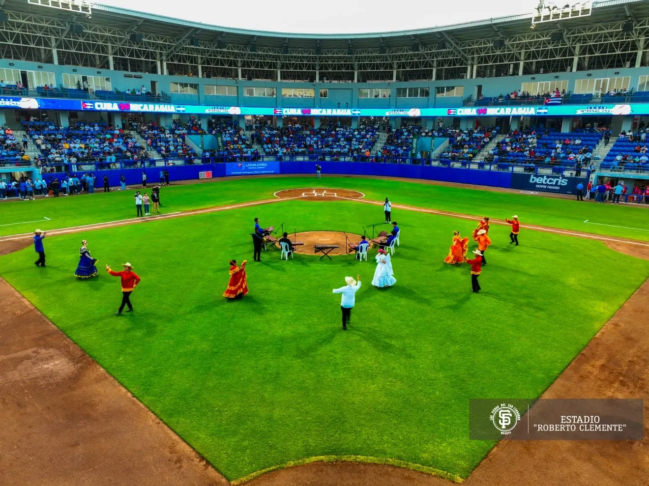 Juego uno de la Serie Internacional entre Nicaragua vs. Cuba