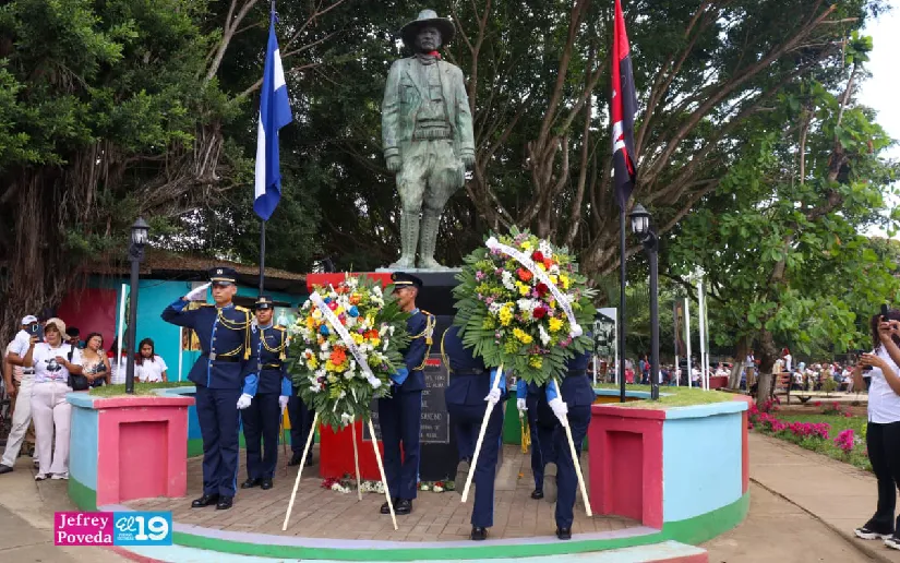 Actos culturales conmemoran la inmortalidad del General Sandino