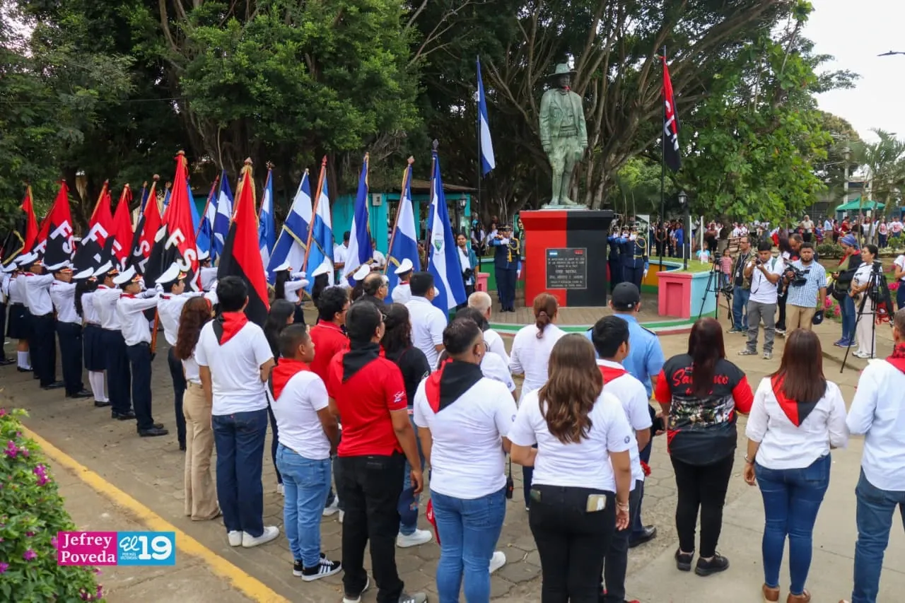 Actos culturales conmemoran la inmortalidad del General Sandino