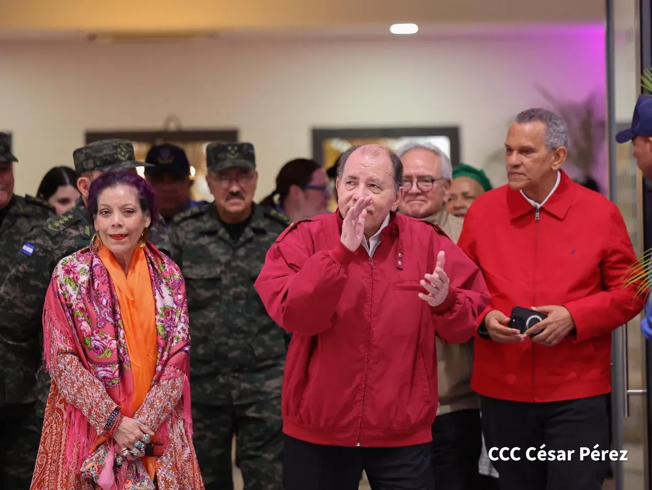 Entrega del Hospital Sandino Nuevo Amanecer en saludo al General de Hombres y Mujeres Libres