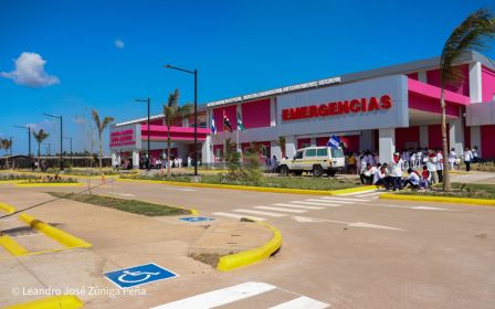 Entrega del Hospital Sandino Nuevo Amanecer en saludo al General de Hombres y Mujeres Libres