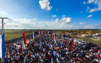 Entrega del Hospital Sandino Nuevo Amanecer en saludo al General de Hombres y Mujeres Libres