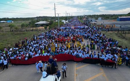 Entrega del Hospital Sandino Nuevo Amanecer en saludo al General de Hombres y Mujeres Libres