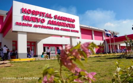 Entrega del Hospital Sandino Nuevo Amanecer en saludo al General de Hombres y Mujeres Libres