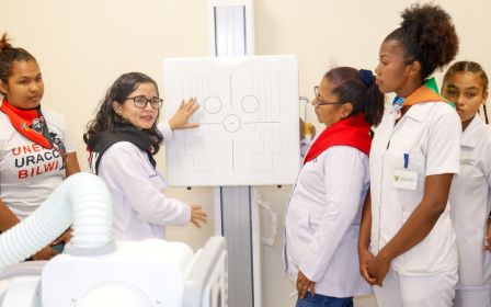Entrega del Hospital Sandino Nuevo Amanecer en saludo al General de Hombres y Mujeres Libres