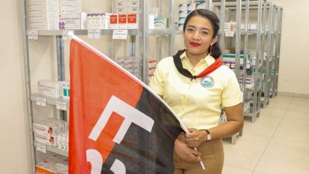 Entrega del Hospital Sandino Nuevo Amanecer en saludo al General de Hombres y Mujeres Libres