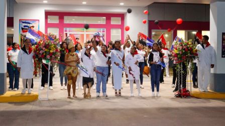 Entrega del Hospital Sandino Nuevo Amanecer en saludo al General de Hombres y Mujeres Libres