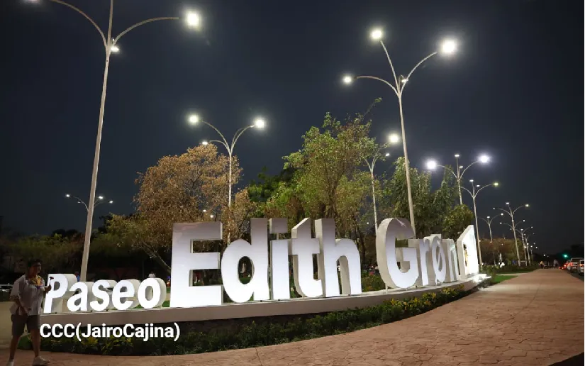 Paseo Edith Grön en Managua