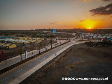 Inauguración de la Pista General Miguel Ángel Ortez y Guillén 