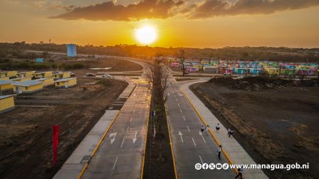 Inauguración de la Pista General Miguel Ángel Ortez y Guillén 