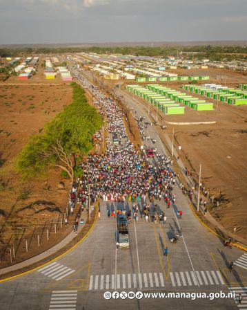 Inauguración de la Pista General Miguel Ángel Ortez y Guillén 