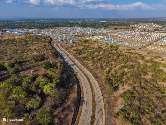 Inauguración de la Pista General Miguel Ángel Ortez y Guillén 