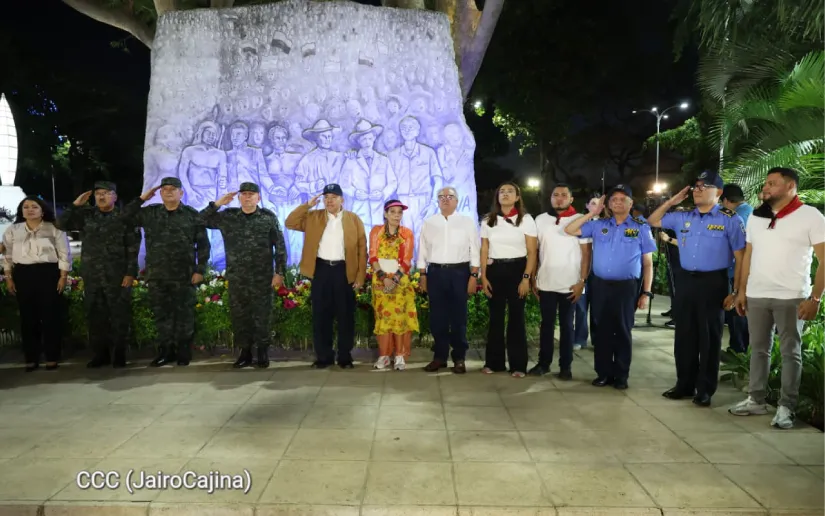 Acto en homenaje al 131.º aniversario del natalicio del General Augusto C. Sandino