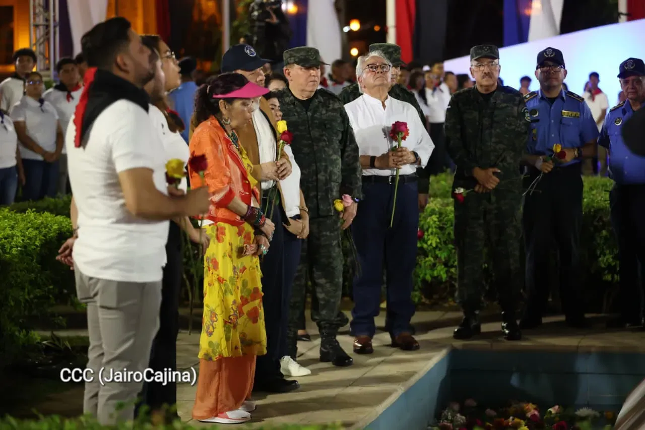 Acto en homenaje al 131.º aniversario del natalicio del General Augusto C. Sandino