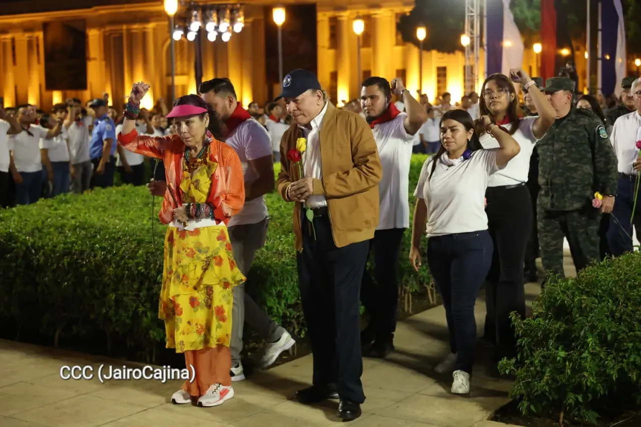 Acto en homenaje al 131.º aniversario del natalicio del General Augusto C. Sandino