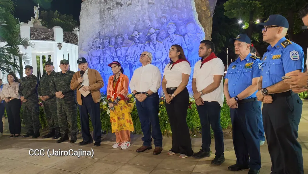 Acto en homenaje al 131.º aniversario del natalicio del General Augusto C. Sandino