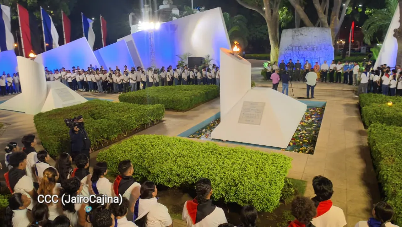 Acto en homenaje al 131.º aniversario del natalicio del General Augusto C. Sandino