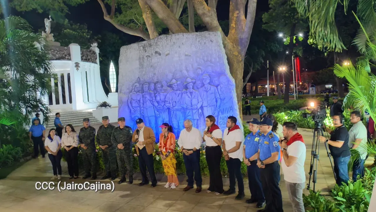 Acto en homenaje al 131.º aniversario del natalicio del General Augusto C. Sandino
