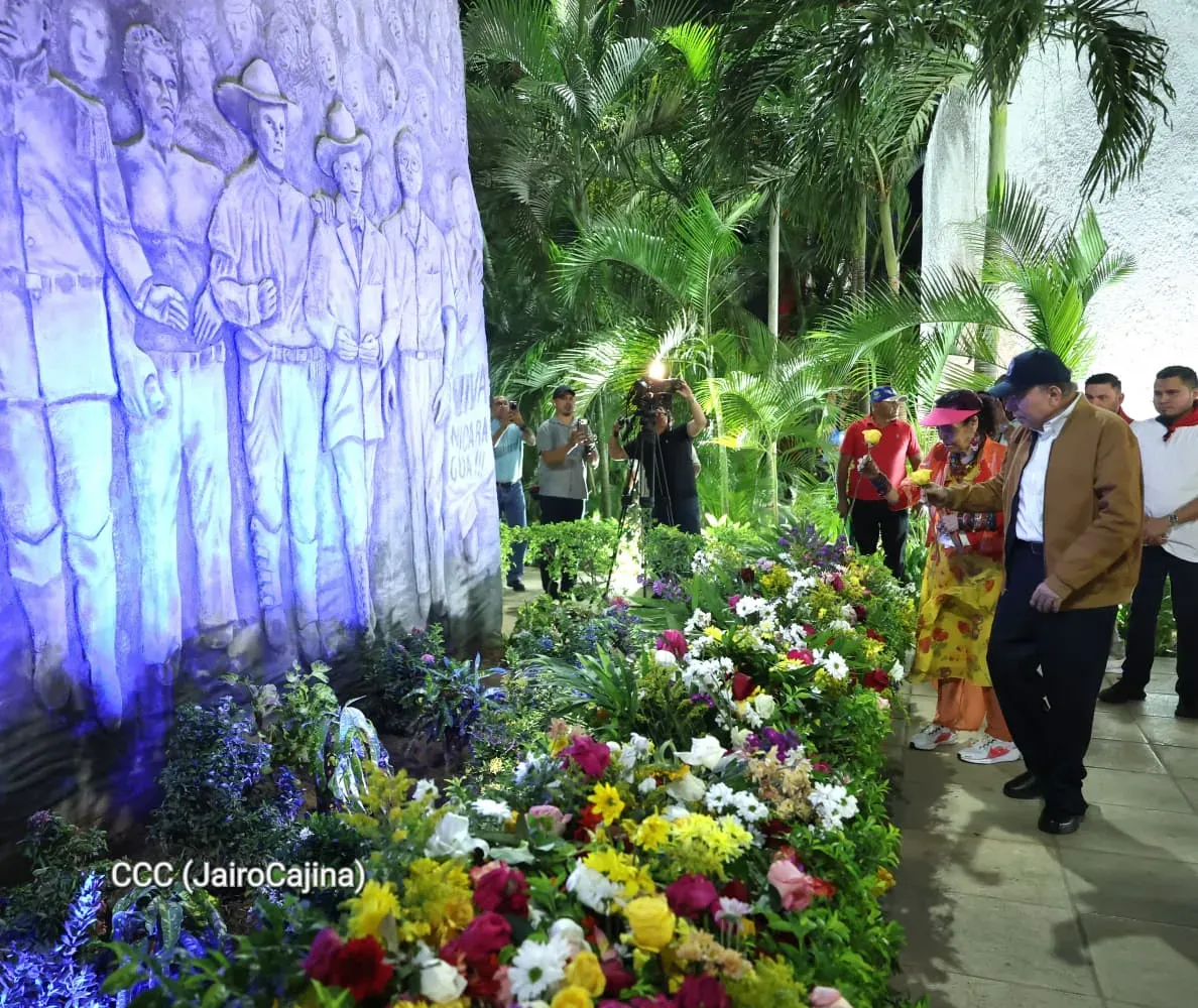 Acto en homenaje al 131.º aniversario del natalicio del General Augusto C. Sandino
