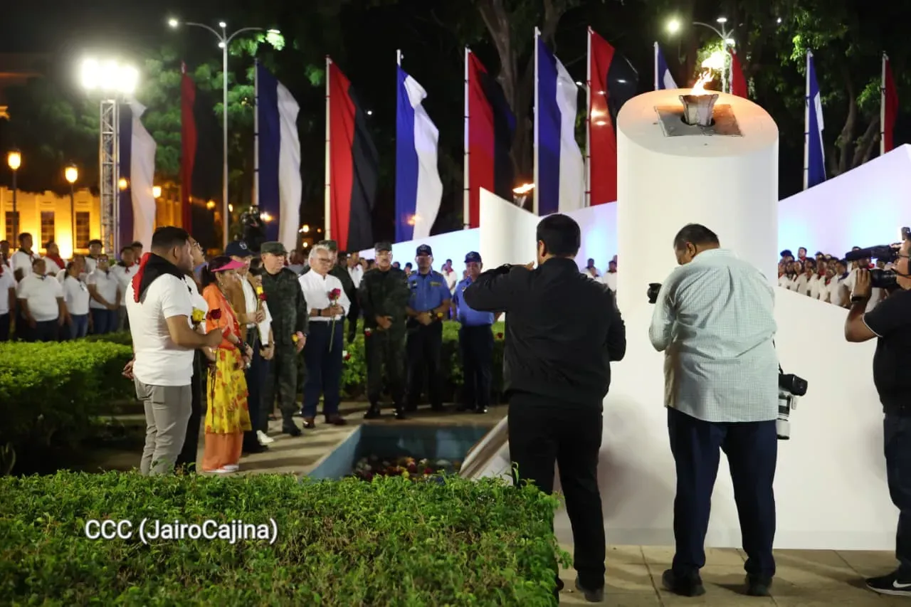 Acto en homenaje al 131.º aniversario del natalicio del General Augusto C. Sandino