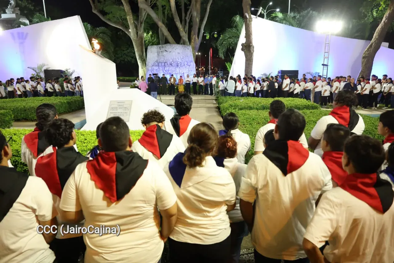 Acto en homenaje al 131.º aniversario del natalicio del General Augusto C. Sandino
