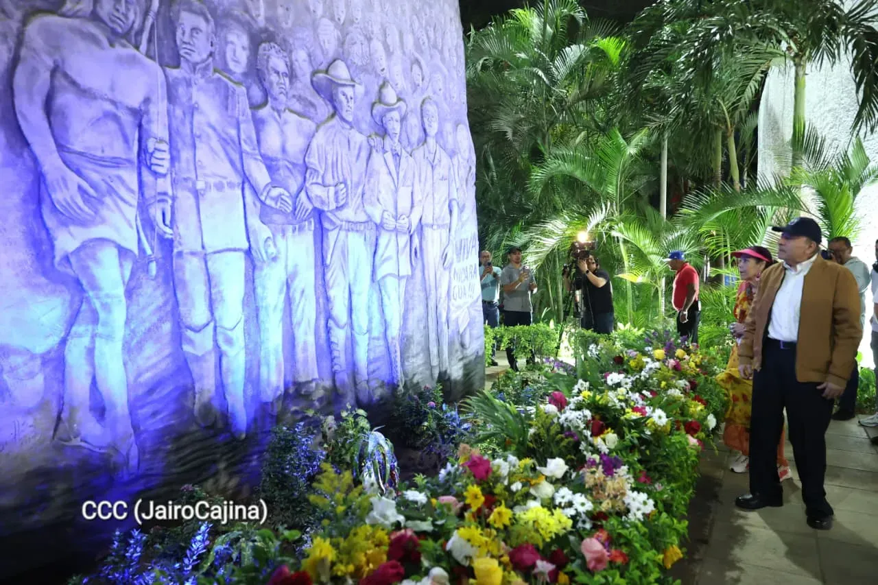Acto en homenaje al 131.º aniversario del natalicio del General Augusto C. Sandino