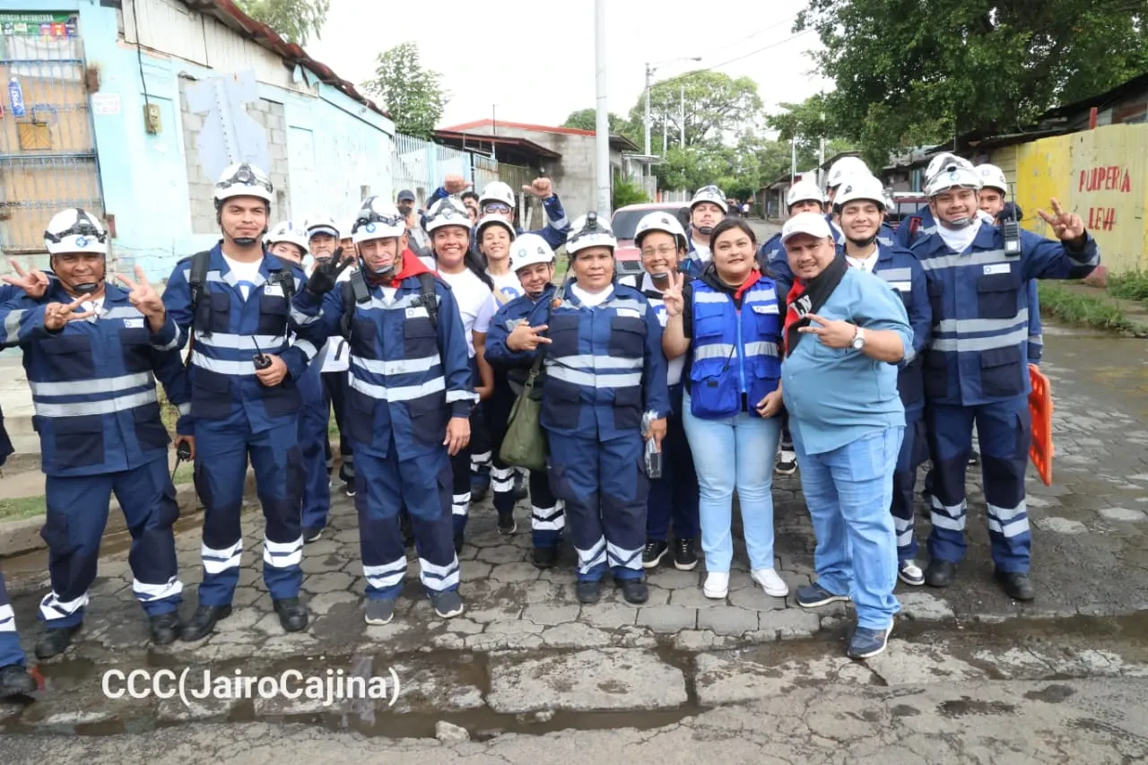 Militancia sandinista protagoniza caminata en homenaje al 47/19 en Managua