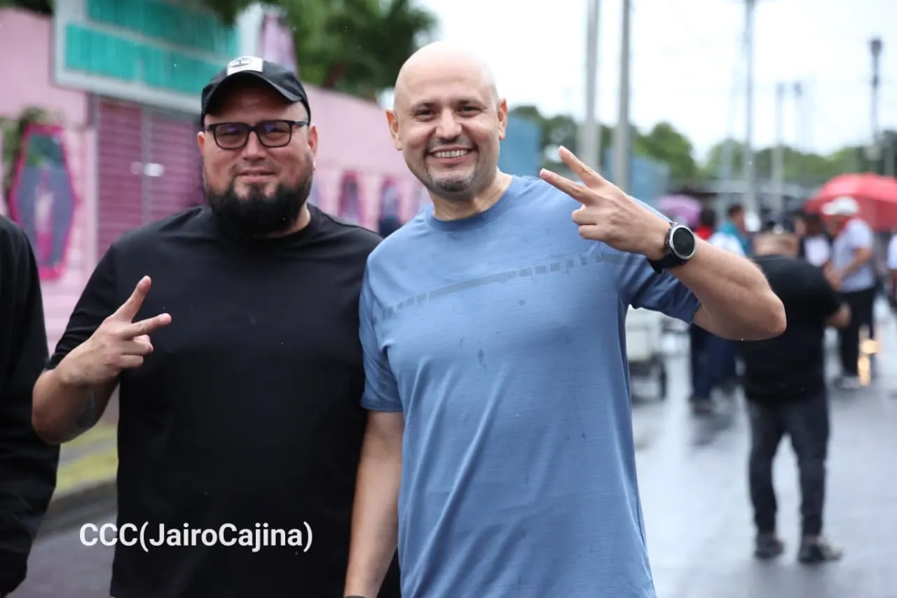 Militancia sandinista protagoniza caminata en homenaje al 47/19 en Managua