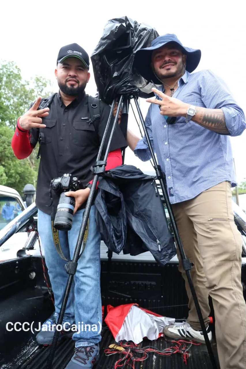 Militancia sandinista protagoniza caminata en homenaje al 47/19 en Managua