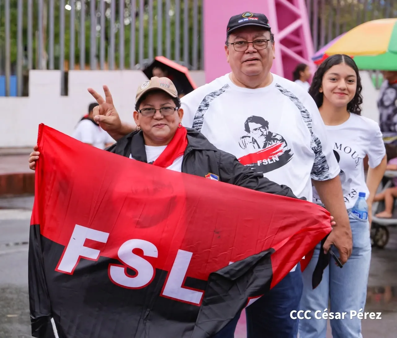 Militancia sandinista protagoniza caminata en homenaje al 47/19 en Managua