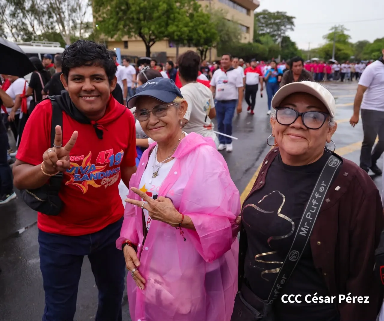 Militancia sandinista protagoniza caminata en homenaje al 47/19 en Managua