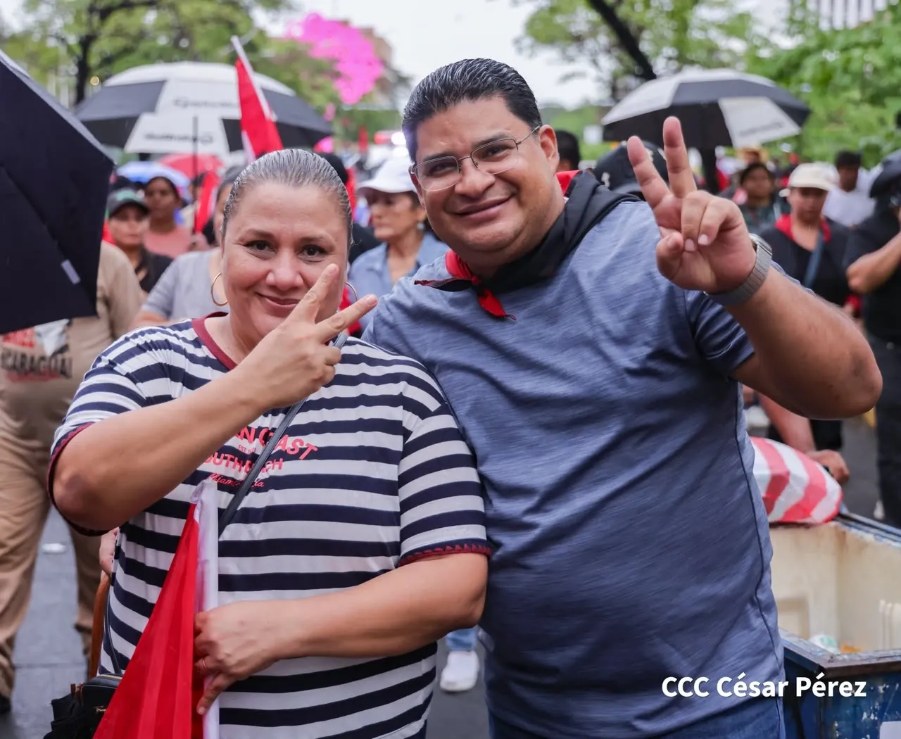 Militancia sandinista protagoniza caminata en homenaje al 47/19 en Managua