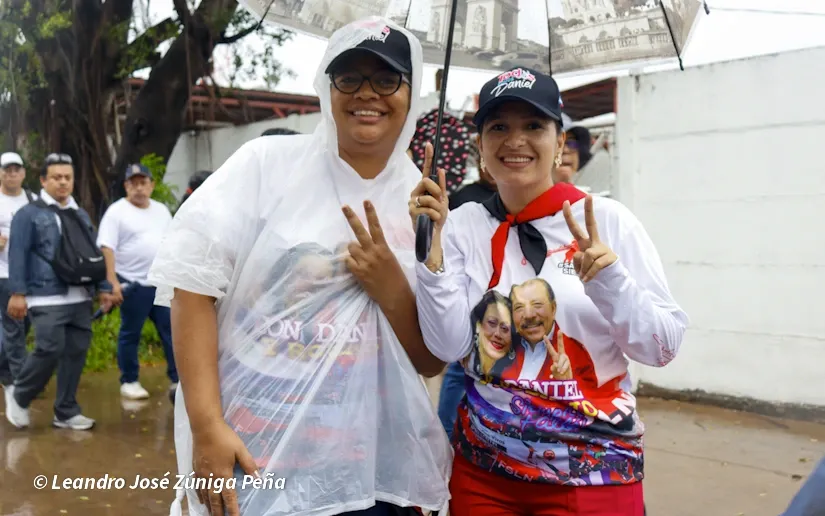 Militancia sandinista protagoniza caminata en homenaje al 47/19 en Managua