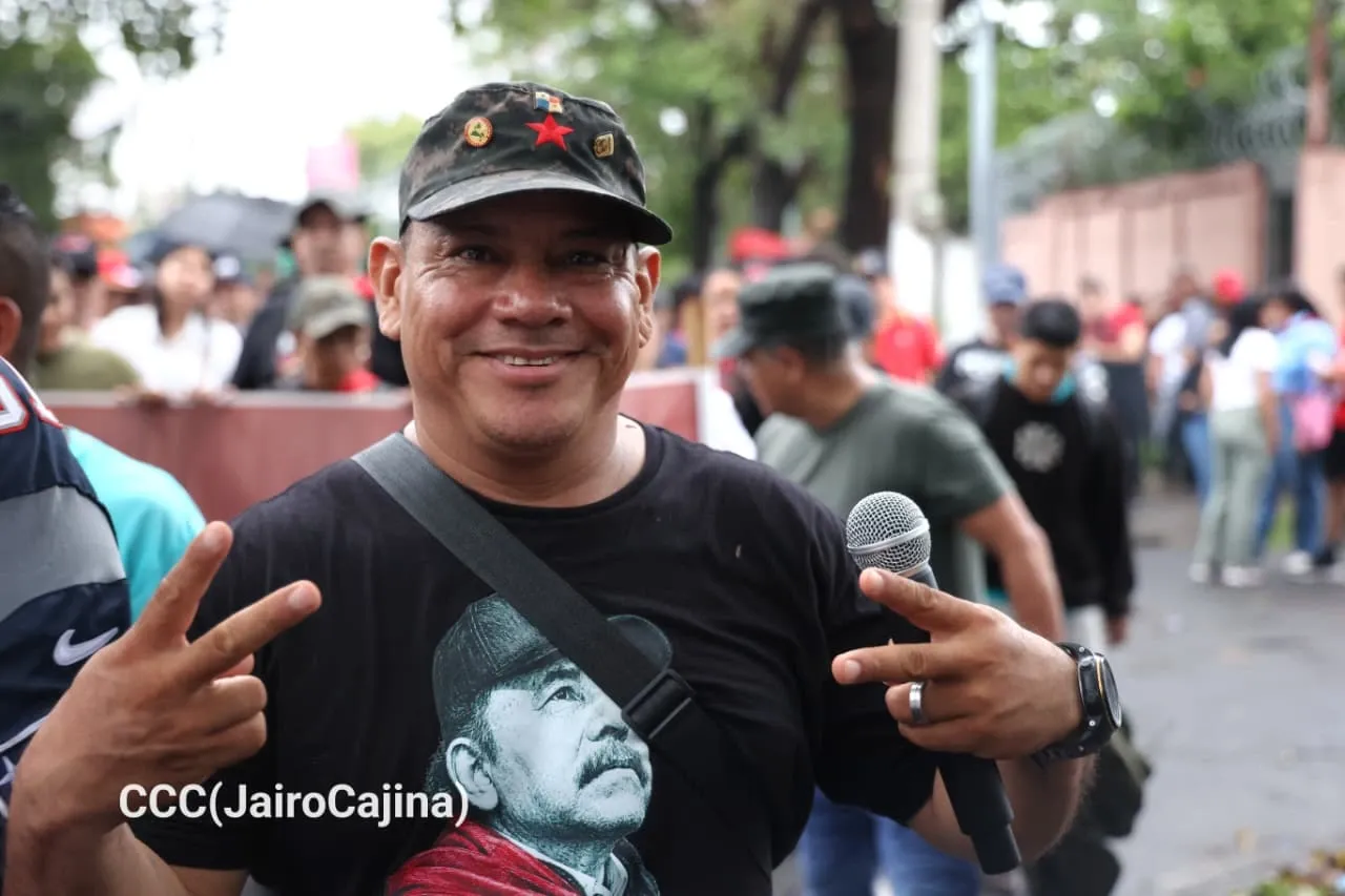 Militancia sandinista protagoniza caminata en homenaje al 47/19 en Managua